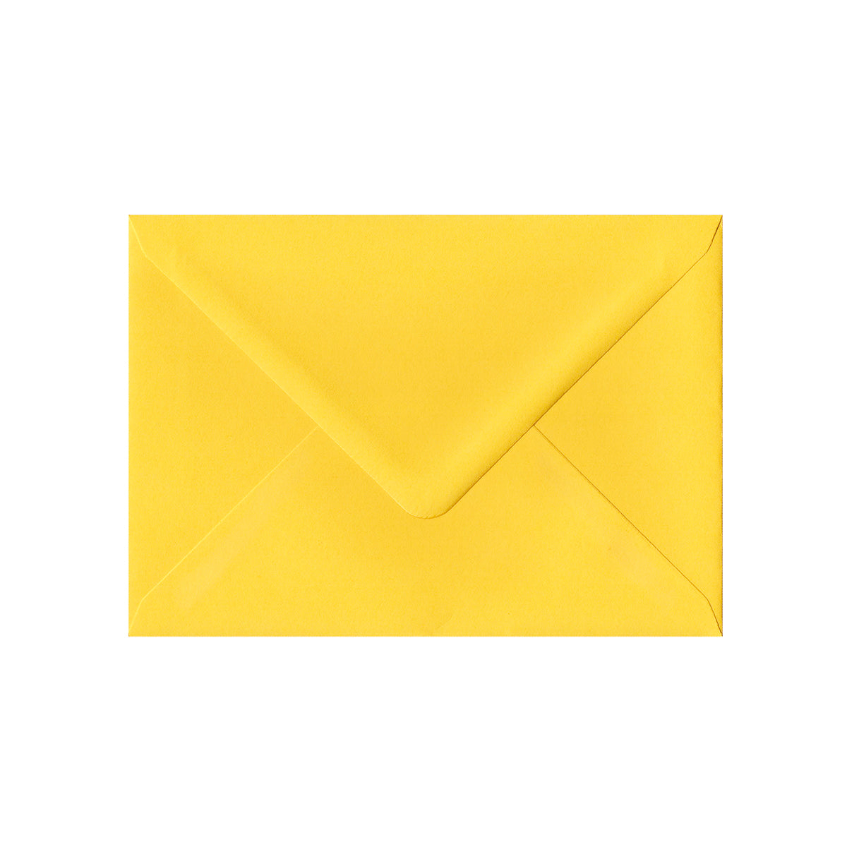 Mid Yellow Gummed V-Flap Envelope (133 x 184mm)