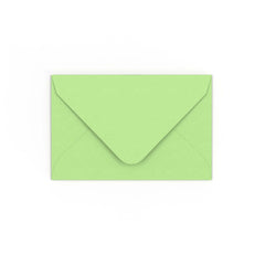 Pale Green Gummed V-Flap Envelope (65 x 94mm)