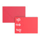 Christmas Envelopes HO HO HO Dark Red 162 x 229 mm (C5) Gummed