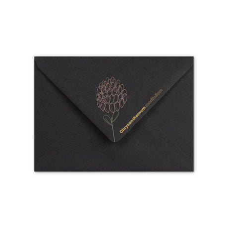 Envelope Chrysanthemum design
