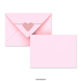 Valentine's Coloured Envelope (Heatbeat Design)