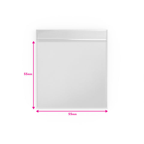 Grip Seal Bags Clear 55 x 55 mm