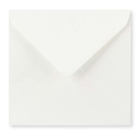White Gummed V-Flap Envelope (155 x 155mm)