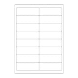 White Adhesive Labels