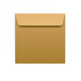Gold Coloured Peel & Seal Envelope (155 x 155mm)