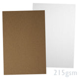 Linen Textured Paper 215gsm - 10 A4 Sheets