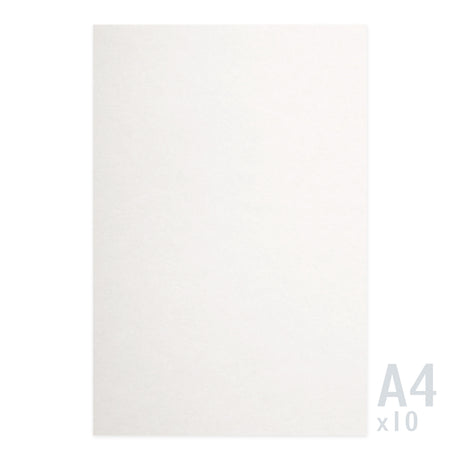 White Linen Textured Paper 120gsm - 10 A4 Sheets