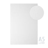 White Laid Textured Paper 185gsm