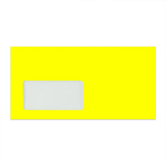 DL Yellow Peel & Seal Neon Envelope (110 x 220mm)