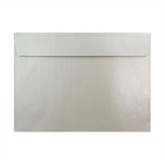 Pearlescent Envelopes Silver 229 x 324 mm (C4) Peel and Seal