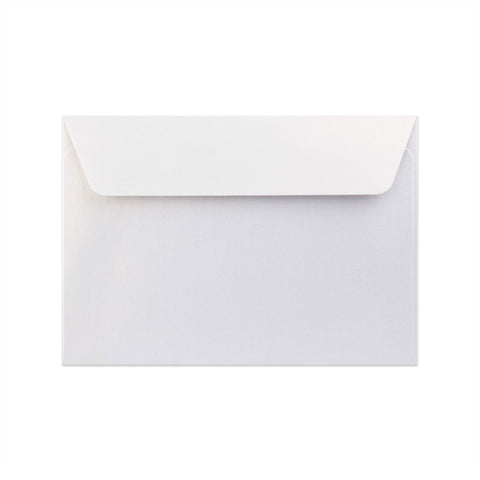 Pearlescent Envelopes White 114 x 162 mm (C6) Peel and Seal