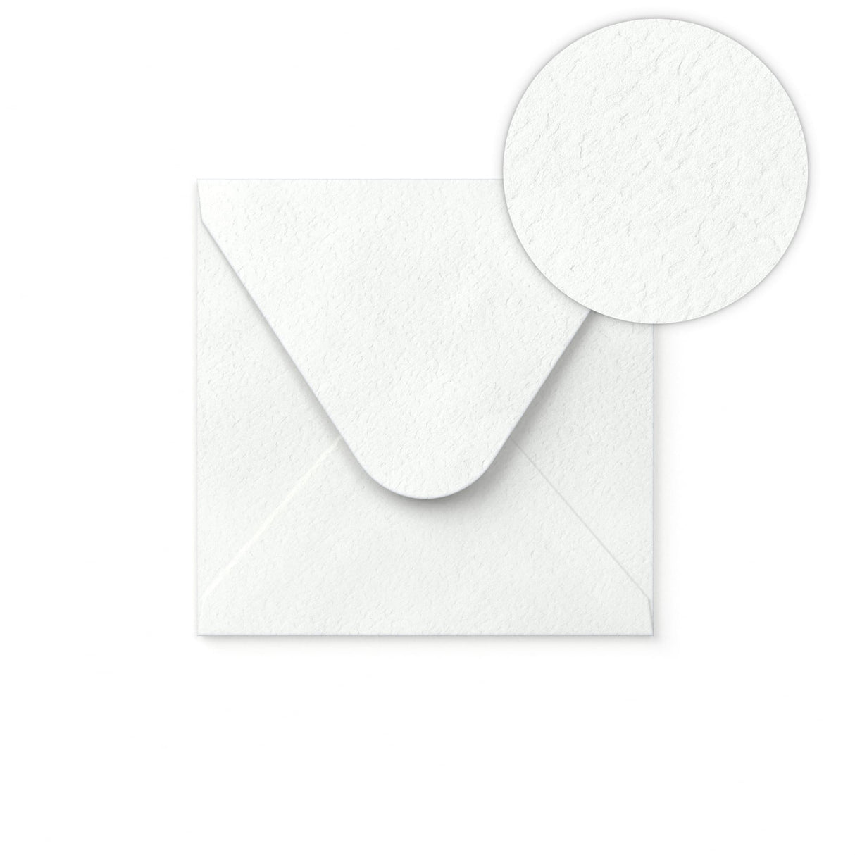 White Envelope Hammered Texture 110x100 mm