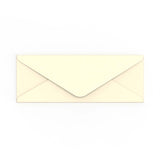 Ivory Wove Gummed V-Flap Envelope (80 x 215mm)