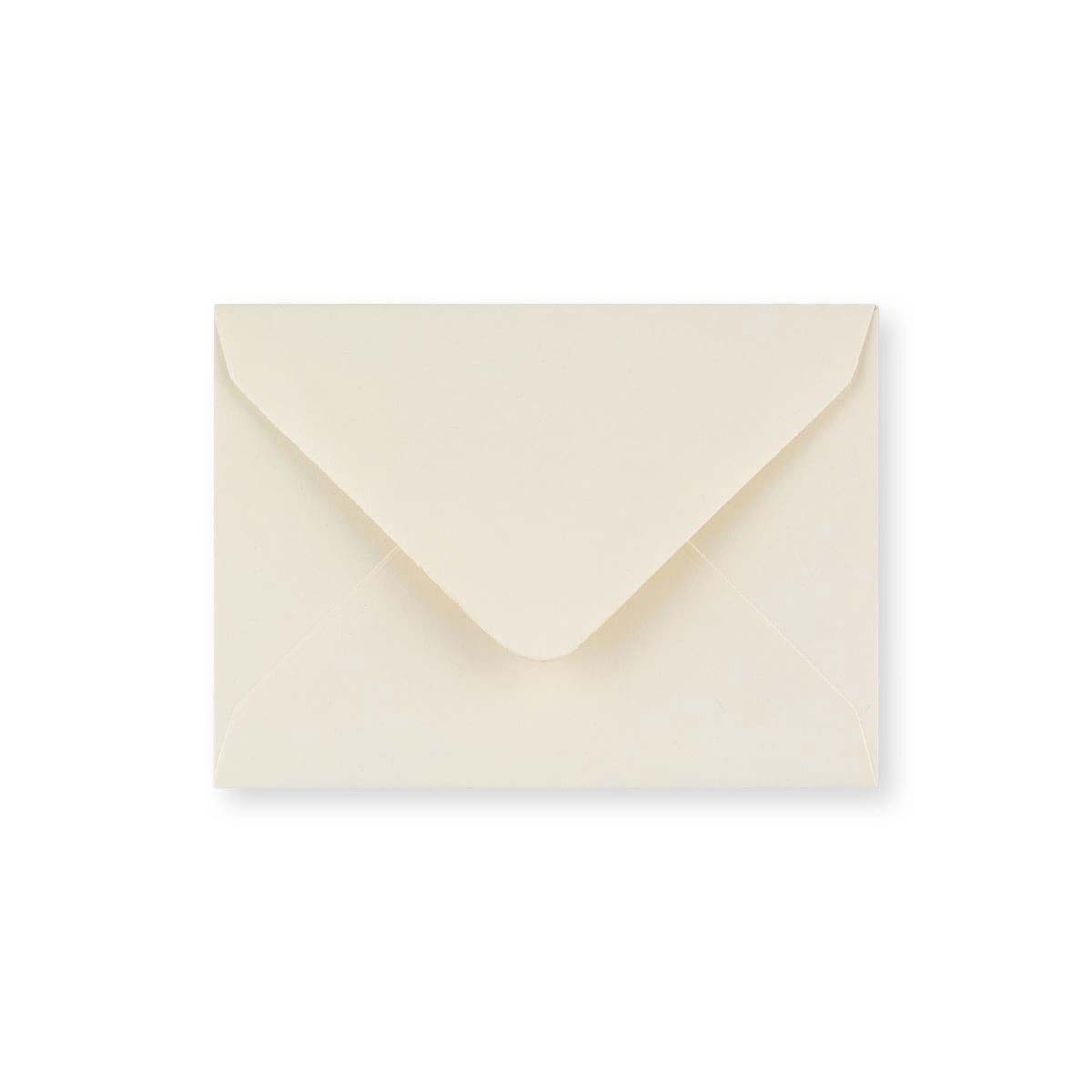C7 Ivory Wove Gummed V-Flap Greetings Envelope (82 x 113mm)