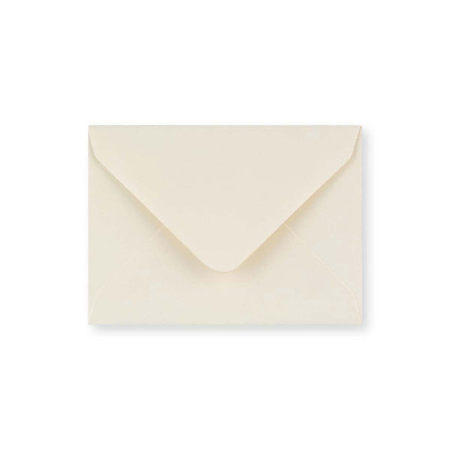 C7 Ivory Wove Gummed V-Flap Greetings Envelope (82 x 113mm)