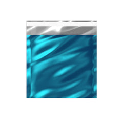 Metallic Finish Foil Bags Blue 165 x 165 mm