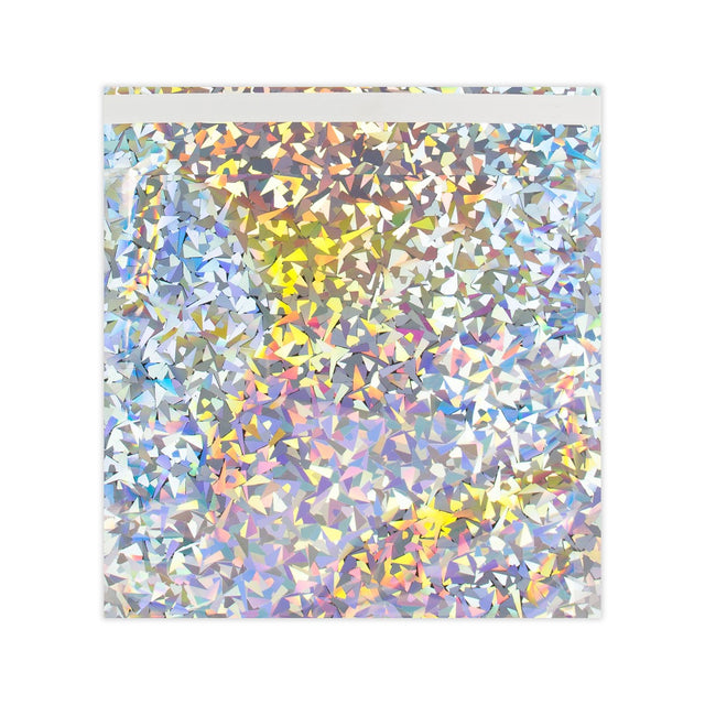 Holographic Finish Foil Bags Silver Holographic 165 x 165 mm