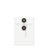 Coloured envelopes with string and washer closure White + Black 162 x 114 mm (C6)