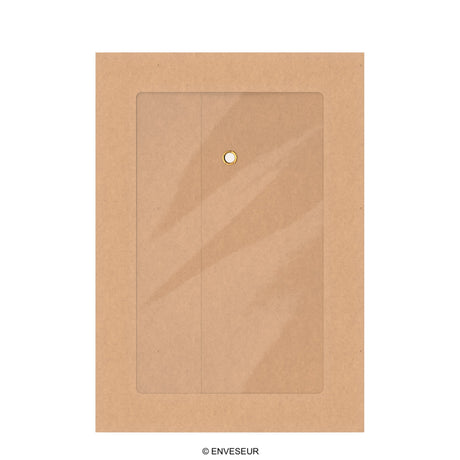 String and washer full window envelopes