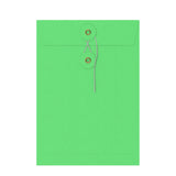 Coloured envelopes with string and washer closure