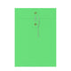 Coloured envelopes with string and washer closure Green 229 x 162 mm (C5)